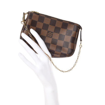 Louis Vuitton Damier Ebene Mini Pochette Accessories 2 of 7