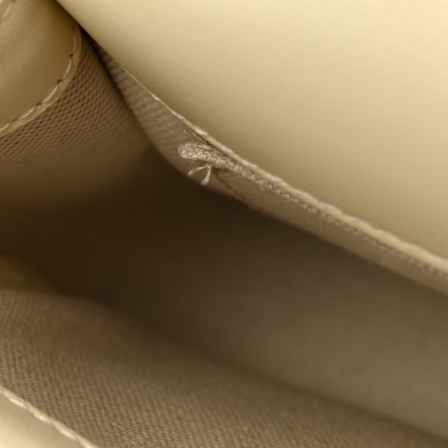 Lambskin Quilted Small Lola Bag Pale Vanille