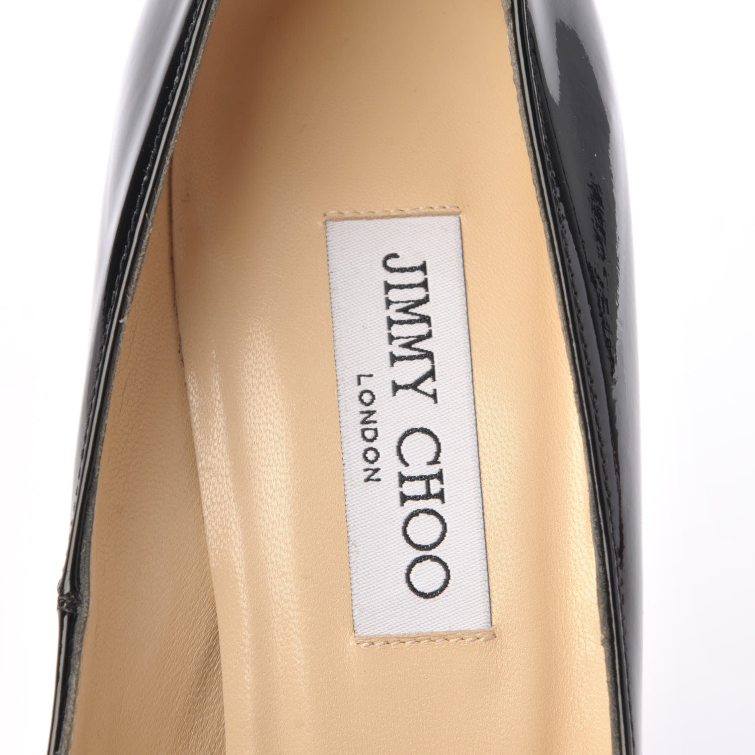 Jimmy Choo Patent Anouk Pumps 39 Black 9 of 11