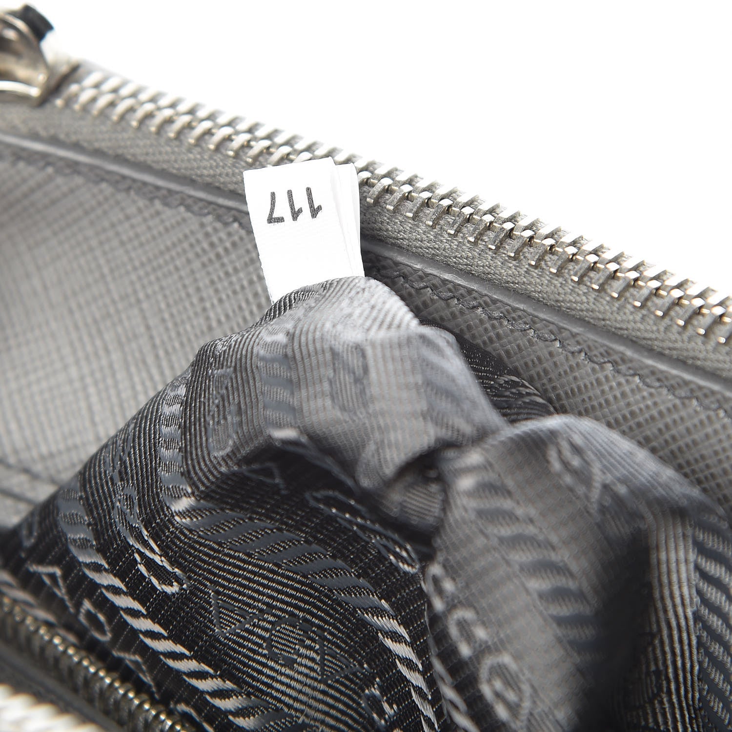 Prada Saffiano Mini Galleria Double Zip Tote Marmo 7 of 10