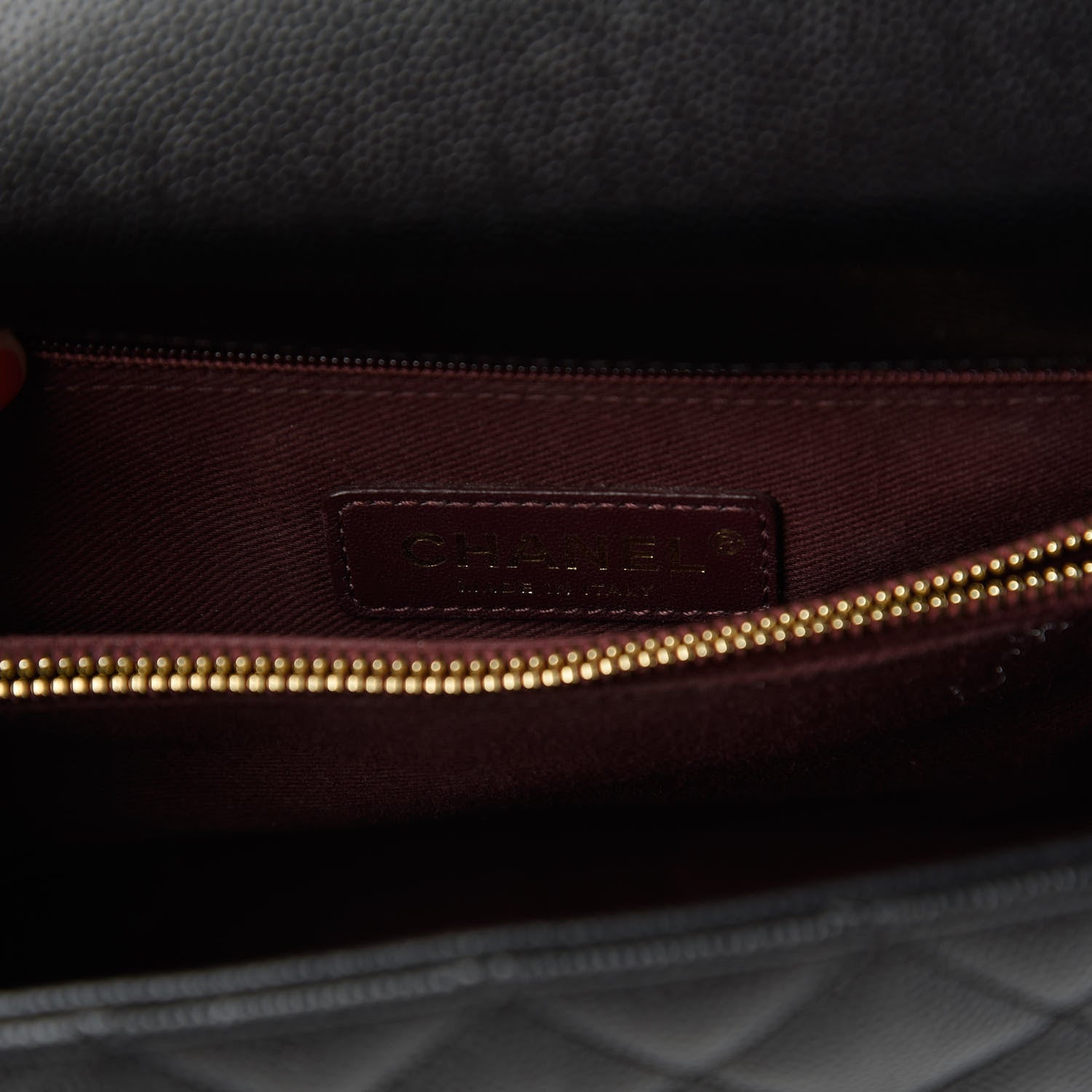 Chanel Caviar Quilted Small Coco Handle Flap Black 8 of 10