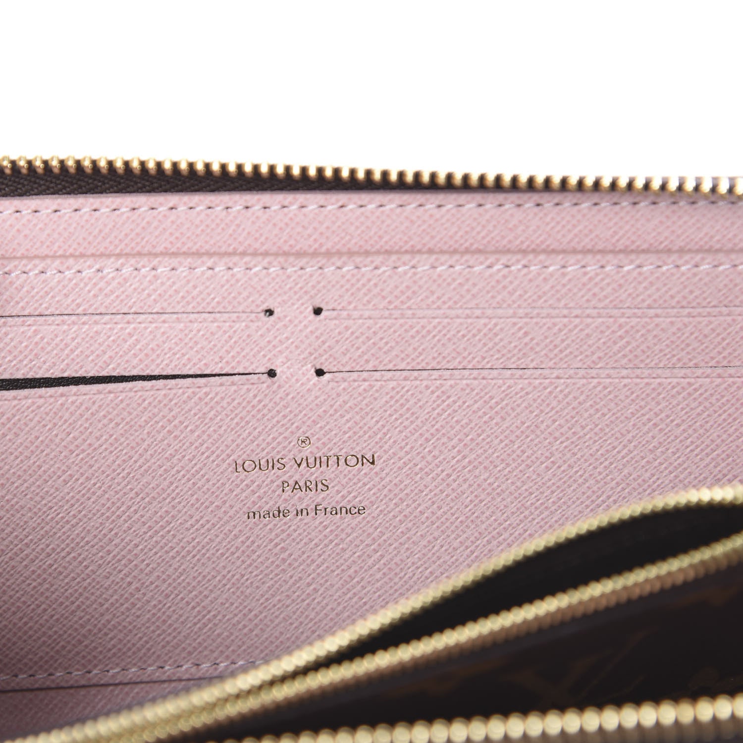 Louis Vuitton Monogram Clemence Wallet Rose Ballerine 5 of 5