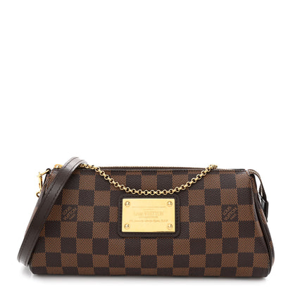 Louis Vuitton Damier Ebene Eva Clutch 1 of 14