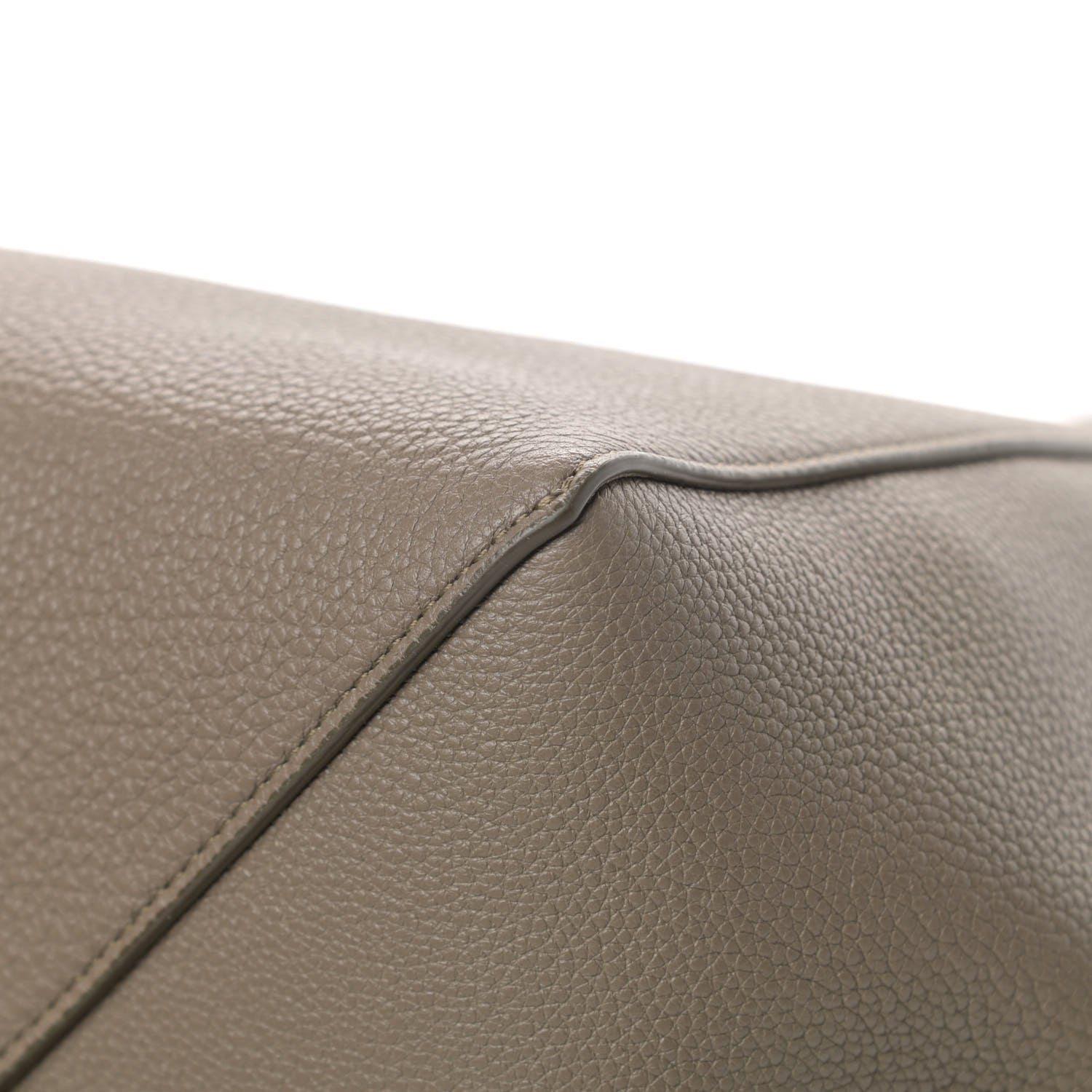 Celine Soft Grained Calfskin Small Belt Cabas Phantom Taupe 11 of 14