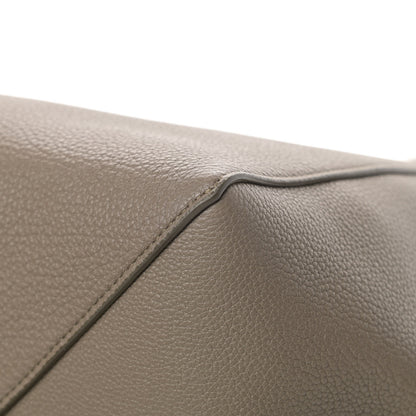 Celine Soft Grained Calfskin Small Belt Cabas Phantom Taupe 11 of 14