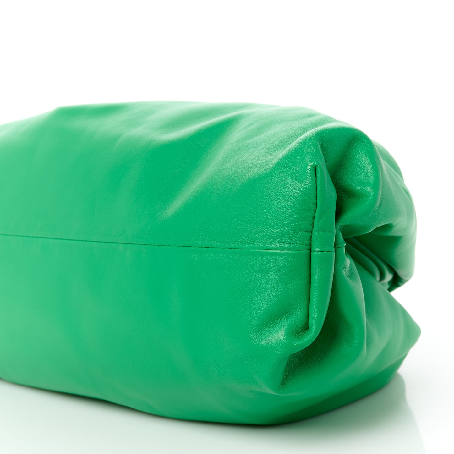 Smooth Butter Calf The Pouch Oversized Clutch Parakeet