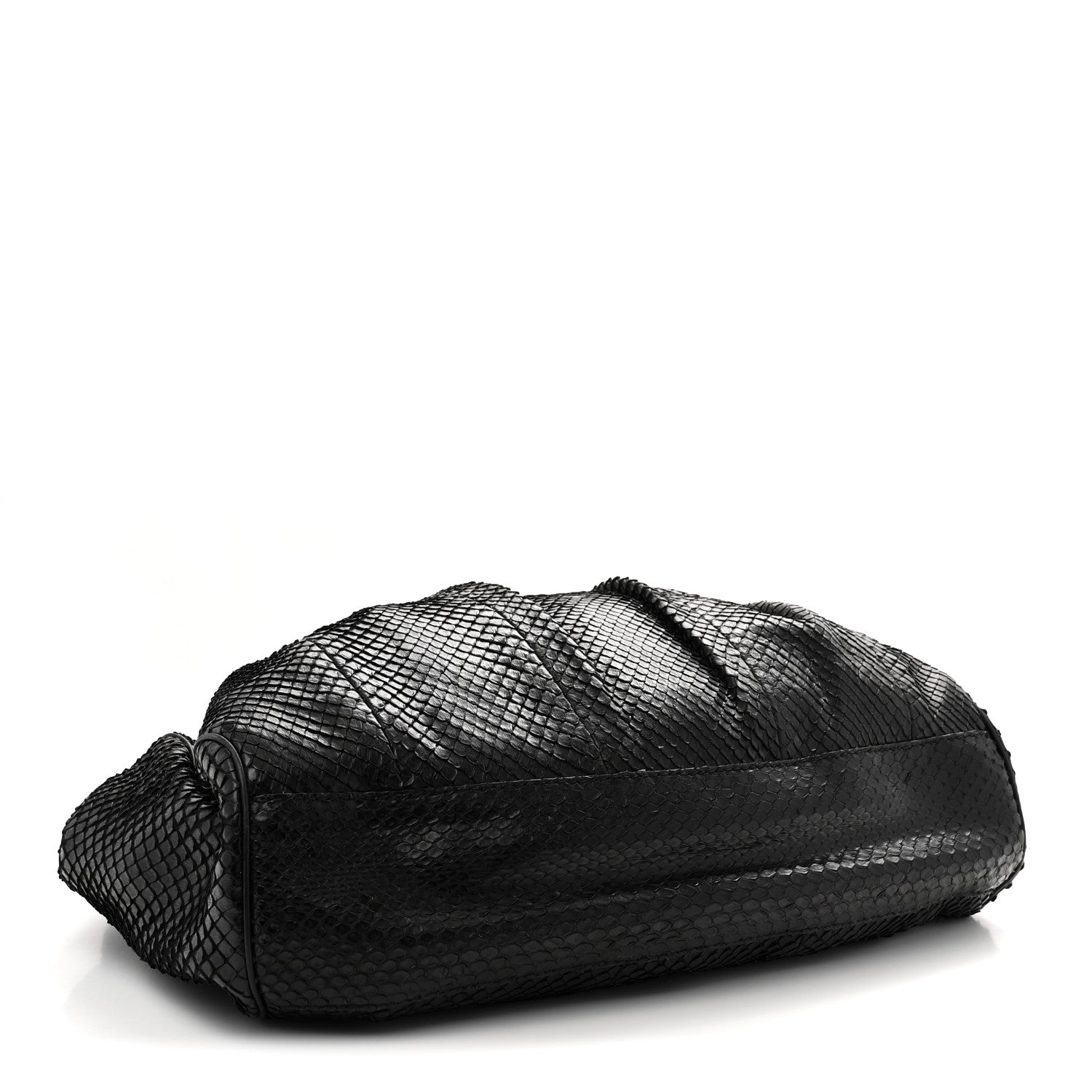 Gucci Snakeskin Large Sukey Tote Black 4 of 15