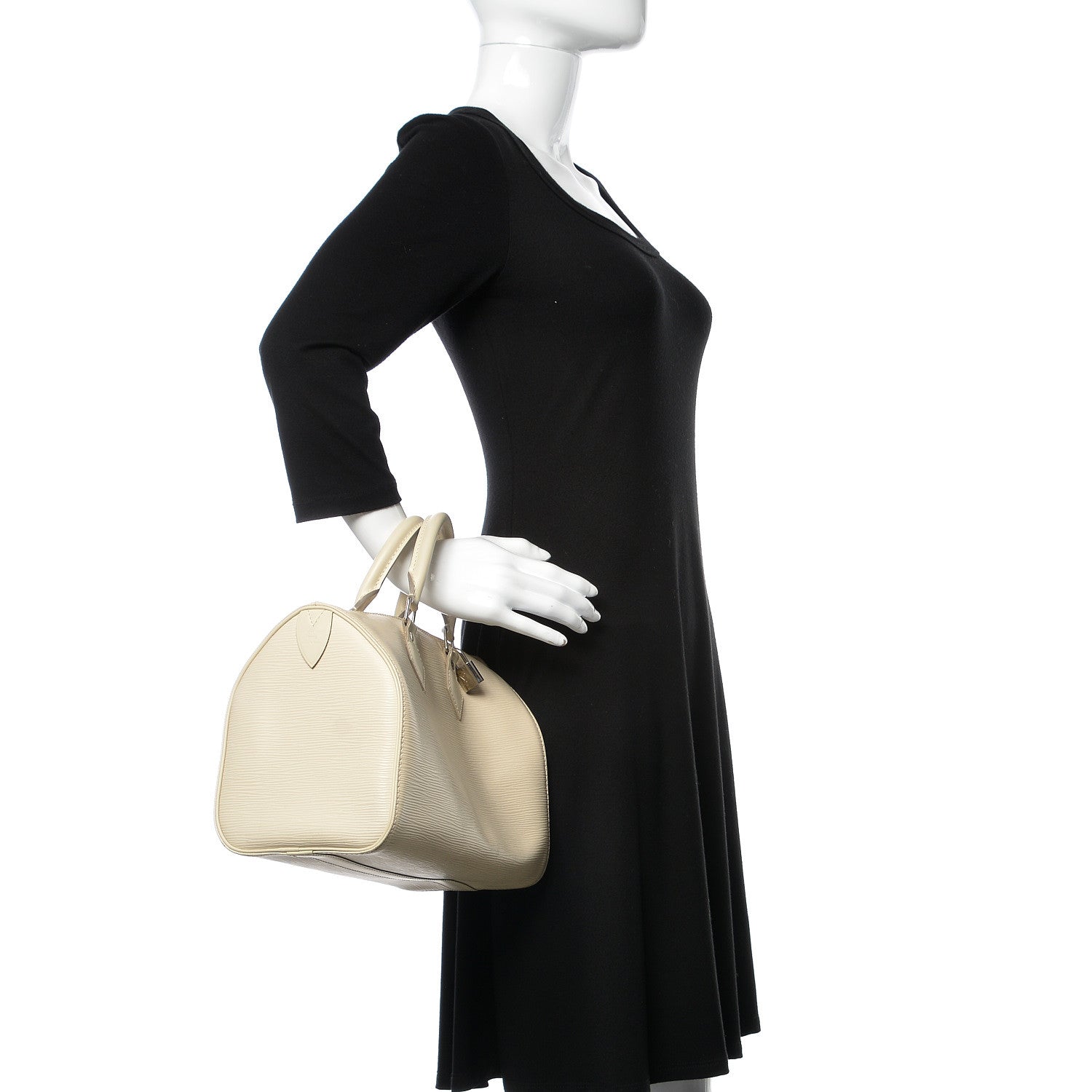 Louis Vuitton Epi Speedy 25 Ivory 2 of 9