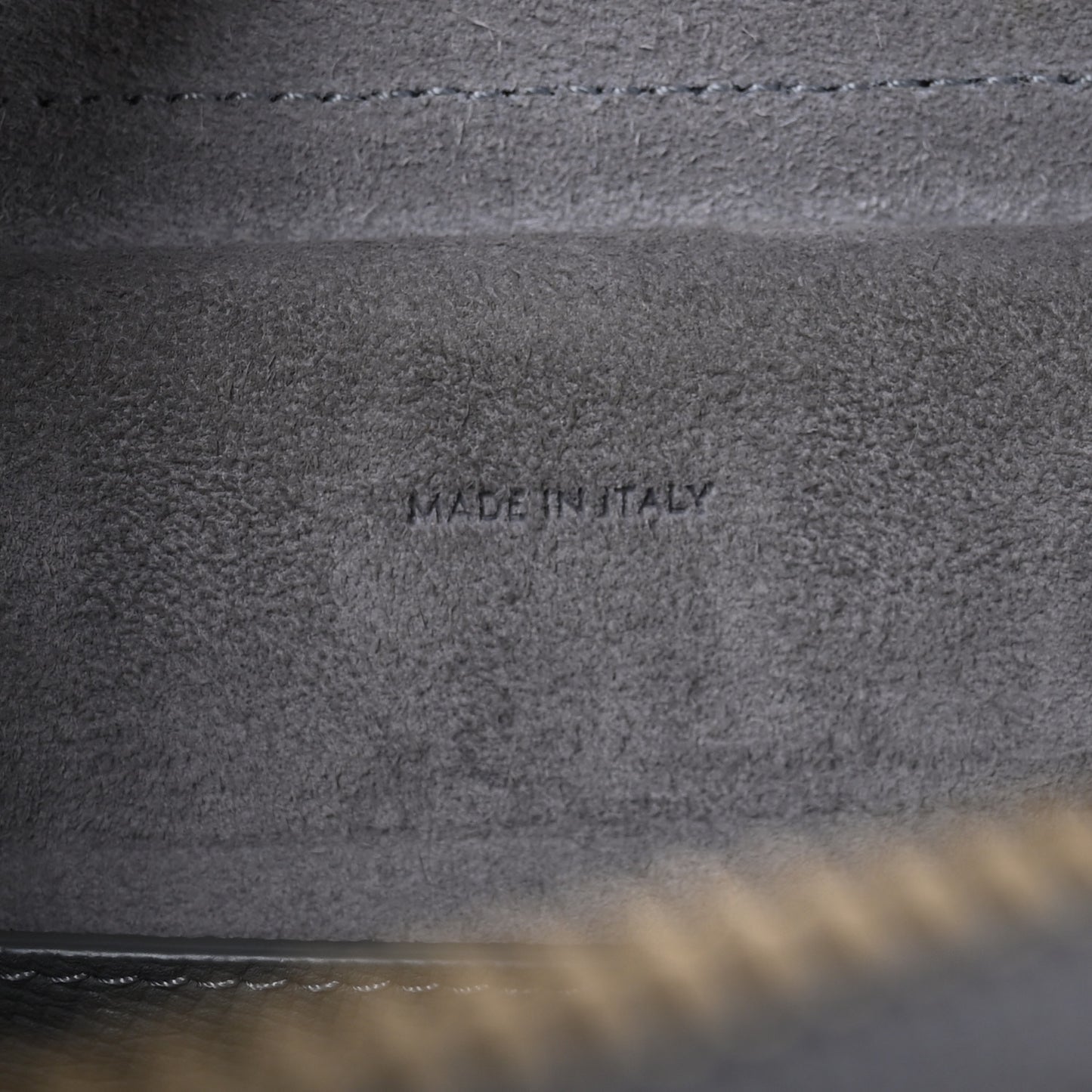 Grained Calfskin Micro Belt Bag Cloud