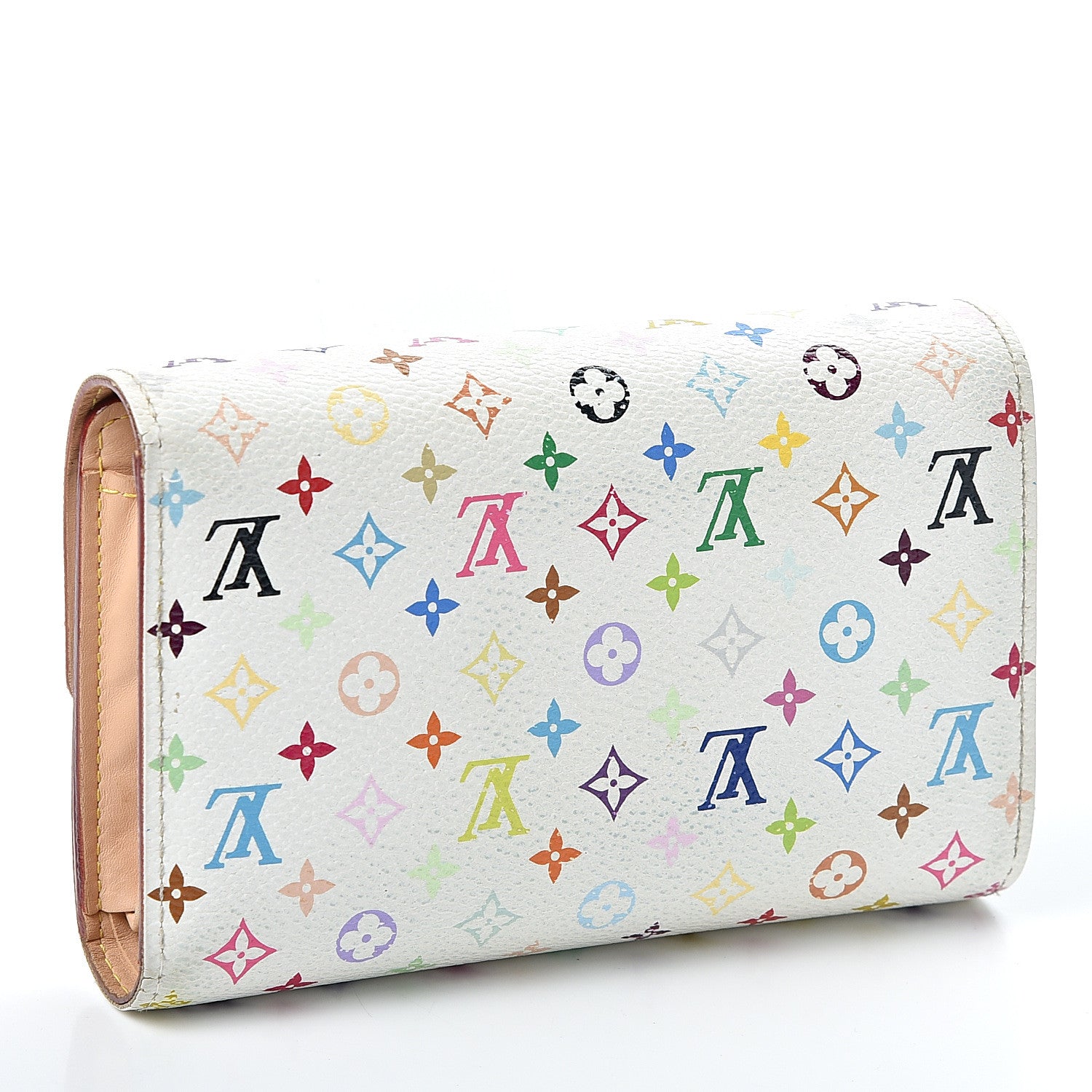 Louis Vuitton Monogram Multicolor Alexandra Wallet White 2 of 12