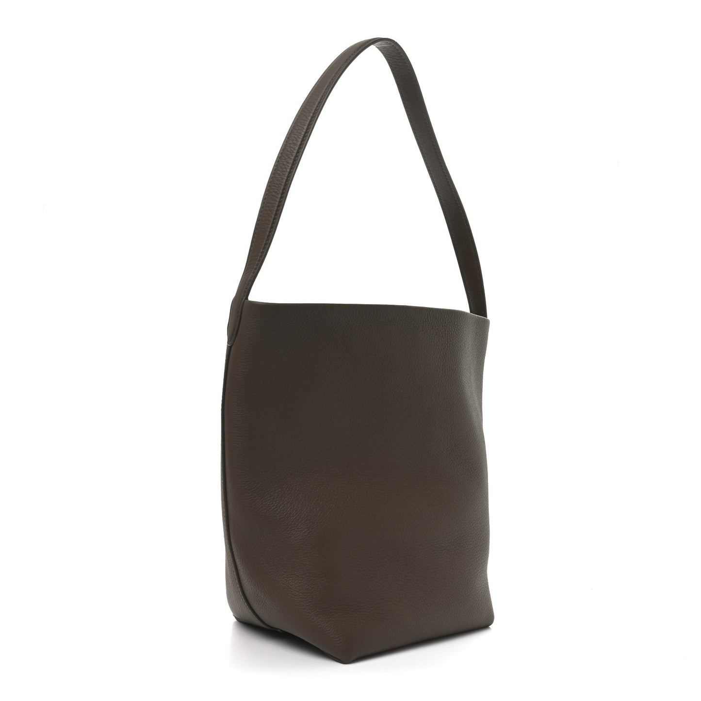 Grained Calfskin Medium N/S Park Tote Dark Olive
