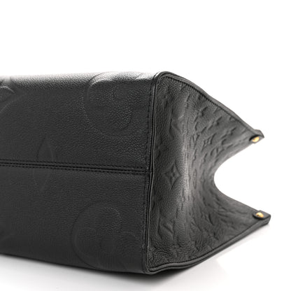 Louis Vuitton Empreinte Monogram Giant Onthego MM Black 9 of 9