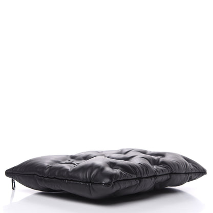 Louis Vuitton Lambskin Puffer A4 Pouch Black 4 of 7