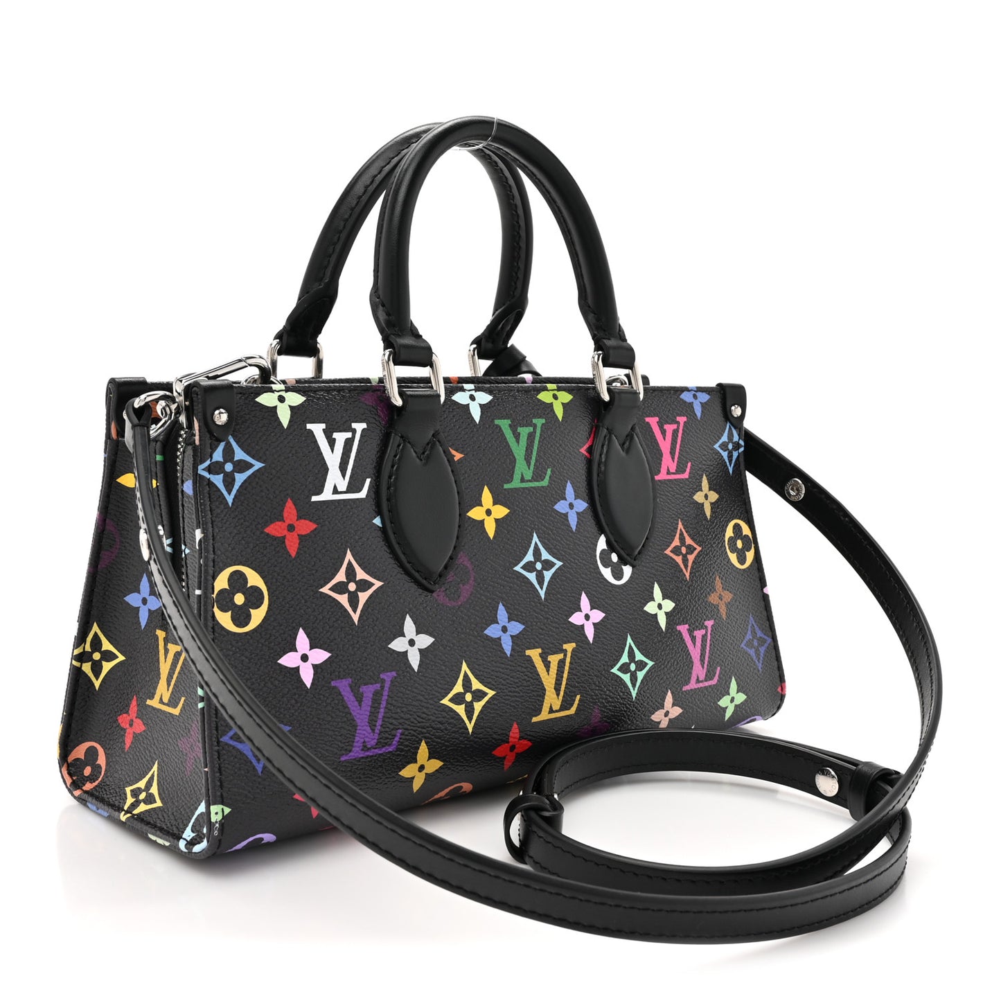 LV X TM Monogram Multicolor OnTheGo East West Black