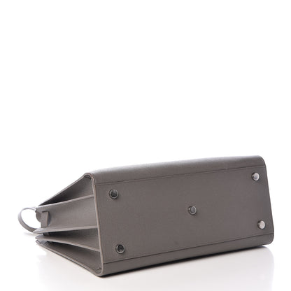 Saint Laurent Grained Calfskin Small Sac De Jour Fog 4 of 17