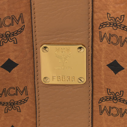 MCM Visetos Large Liz Reversible Shopper Tote Cognac 9 of 16