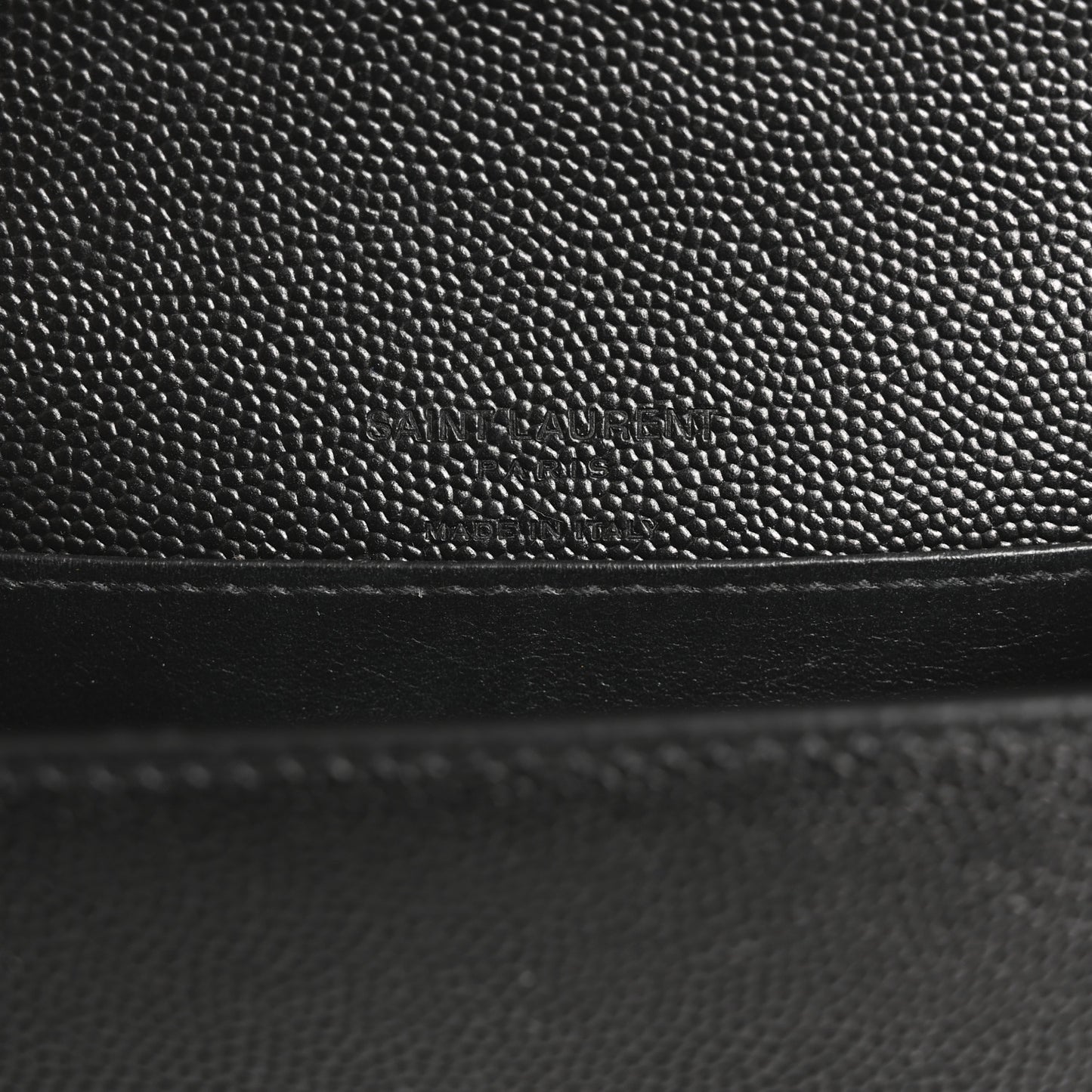 Grain De Poudre Monogram Kate Belt Bag Black