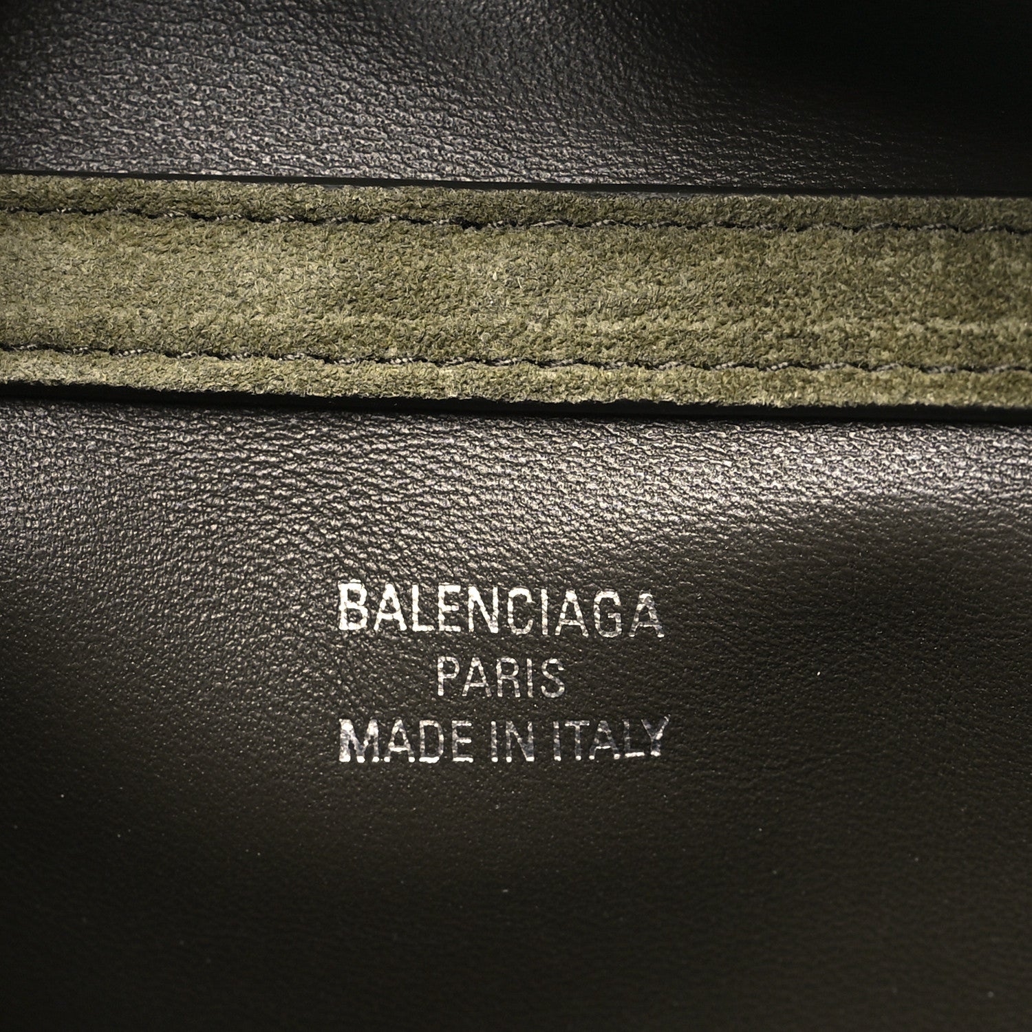 Balenciaga Waxed Suede Calfskin Medium Rodeo Top Handle Handbag Khaki 5 of 8