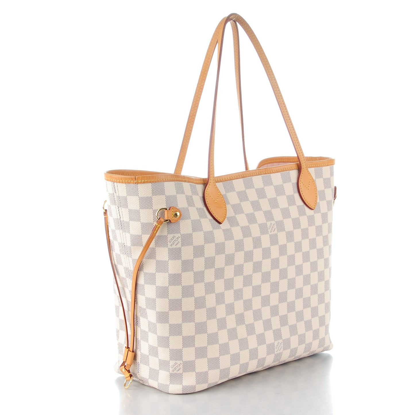 Damier Azur Neo Neverfull MM Rose Ballerine