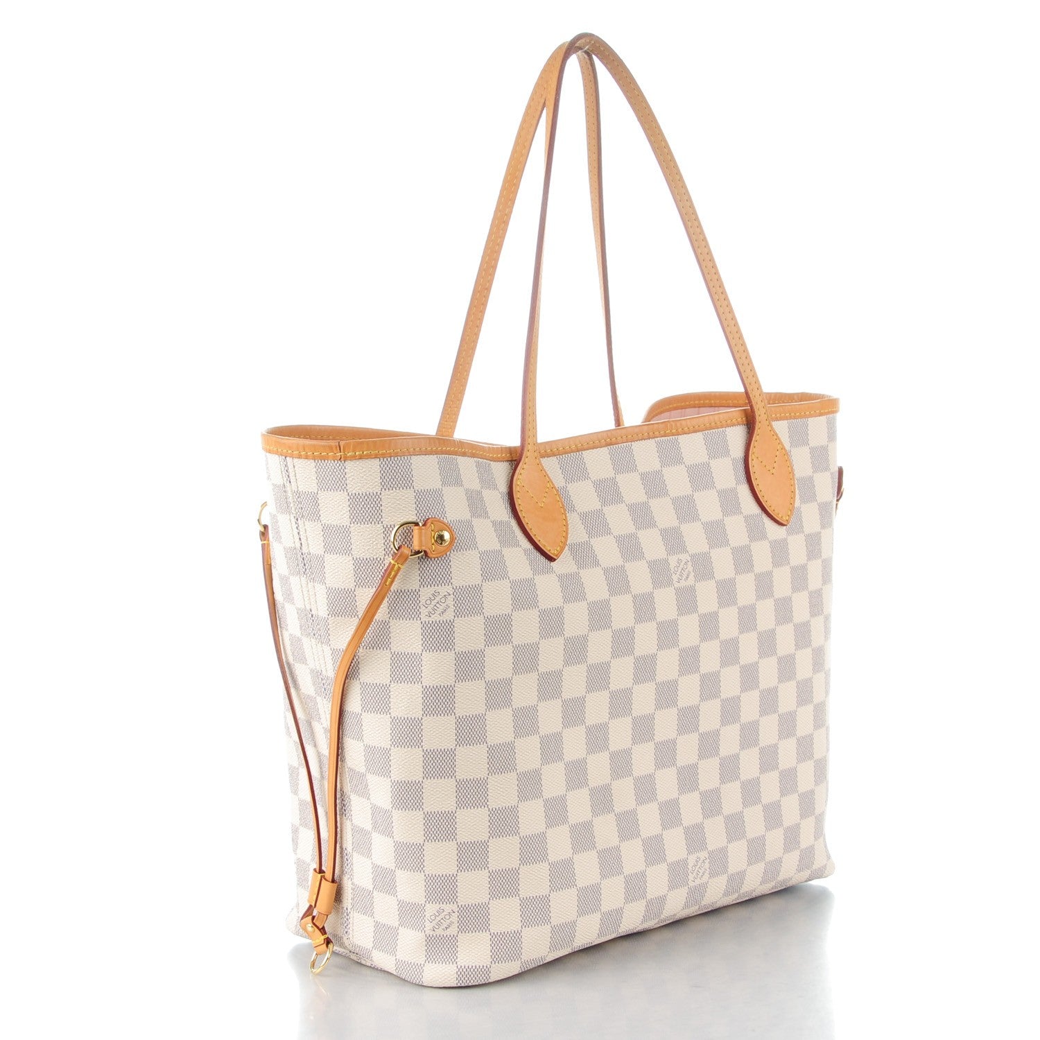 Louis Vuitton Damier Azur Neo Neverfull MM Rose Ballerine 3 of 9