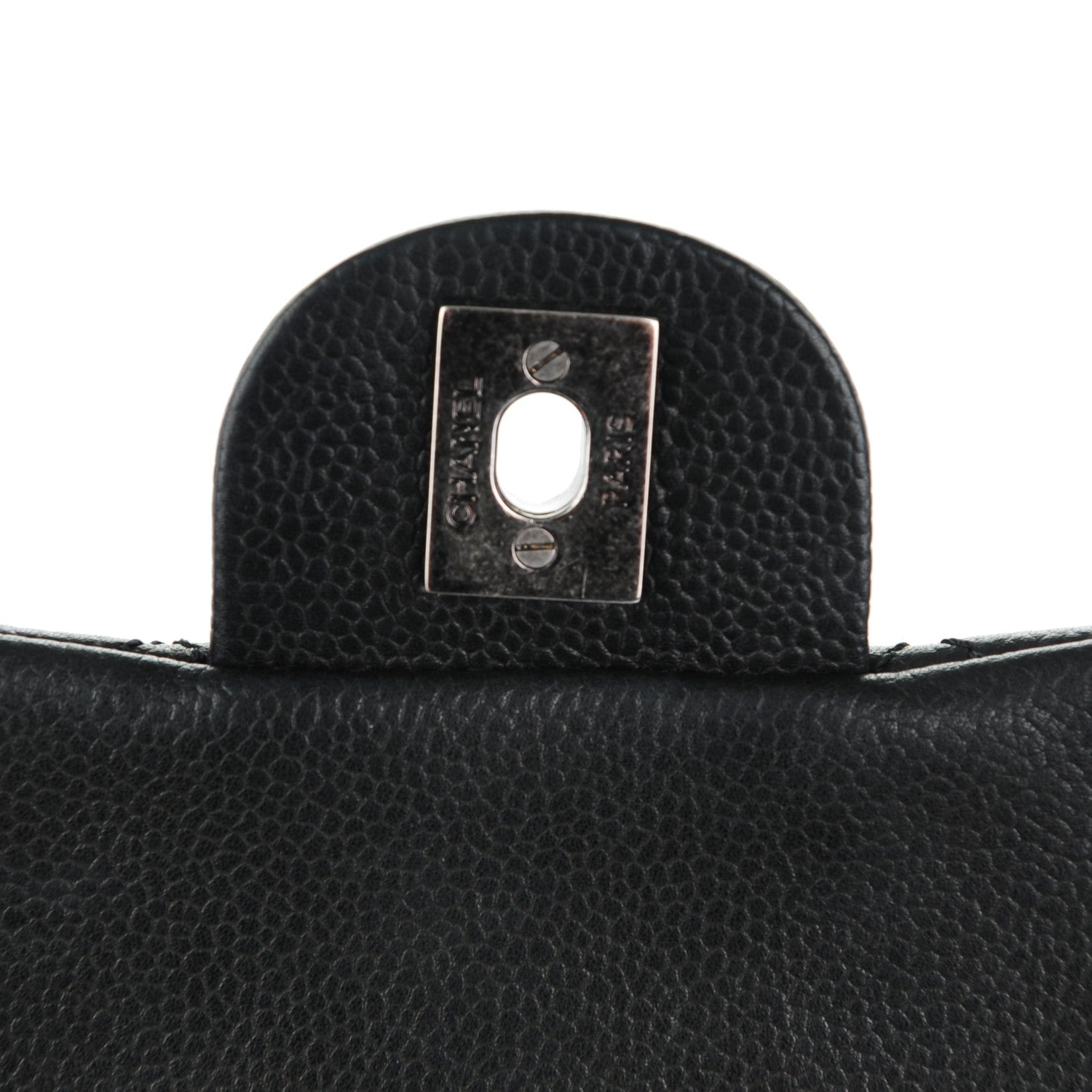 Chanel Caviar Quilted Medium Rock In Rome Single Flap Black 6 of 8