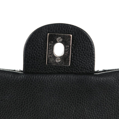 Chanel Caviar Quilted Medium Rock In Rome Single Flap Black 6 of 8