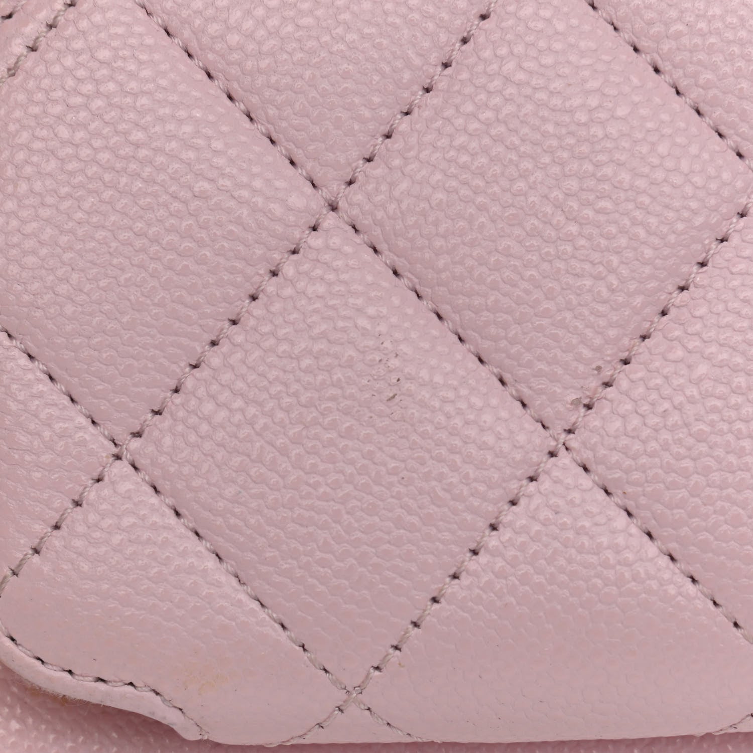 Chanel Caviar Quilted CC Pocket Bucket Bag Light Pink 15 of 16