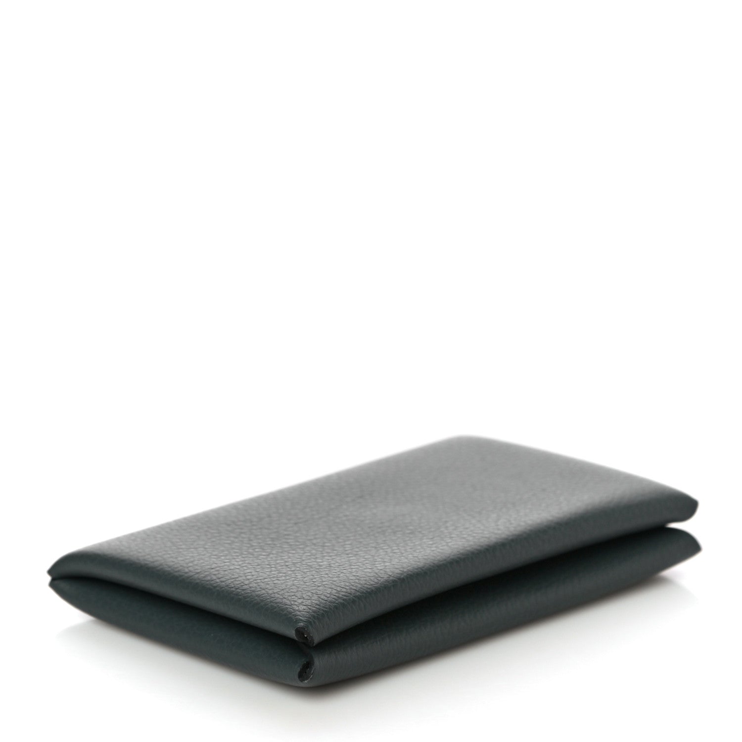 Hermes Evercolor Calvi Verso Card Case Bleu Orage Etain 4 of 9