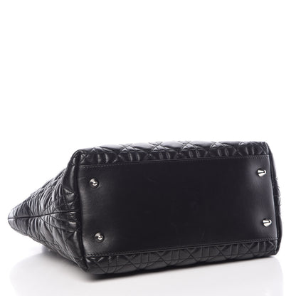 Christian Dior Lambskin Cannage Medium Soft Lady Dior Black 4 of 11