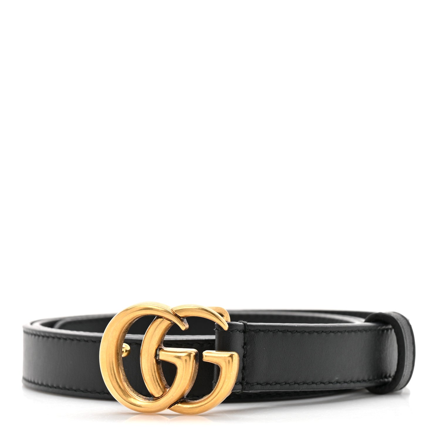 Gucci Calfskin Double G 85 34 Belt Black 1 of 4
