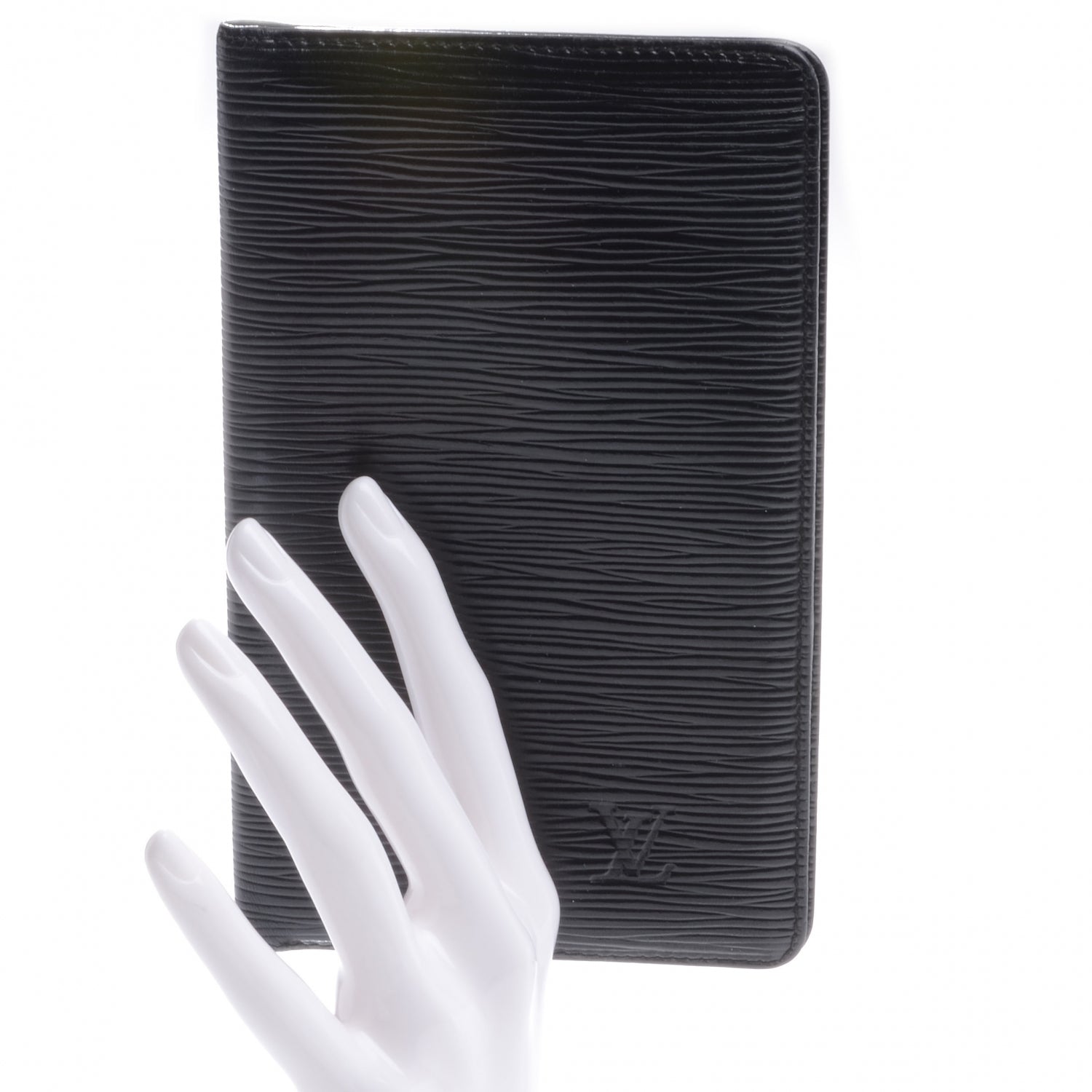 Louis Vuitton Epi Checkbook Organizer Black 2 of 5
