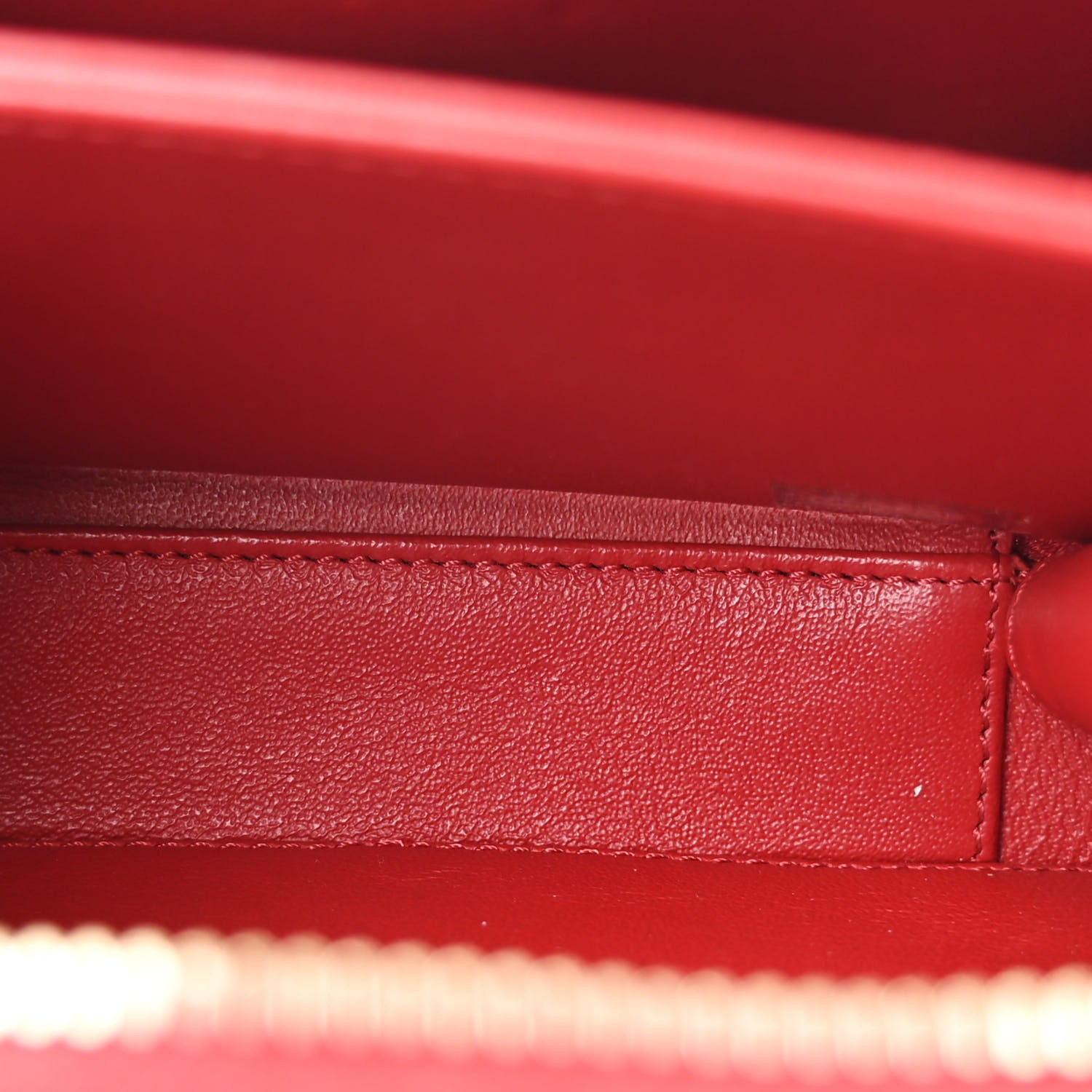 Chanel Caviar Quilted Small CC Filigree Vanity Case Red 6 of 11