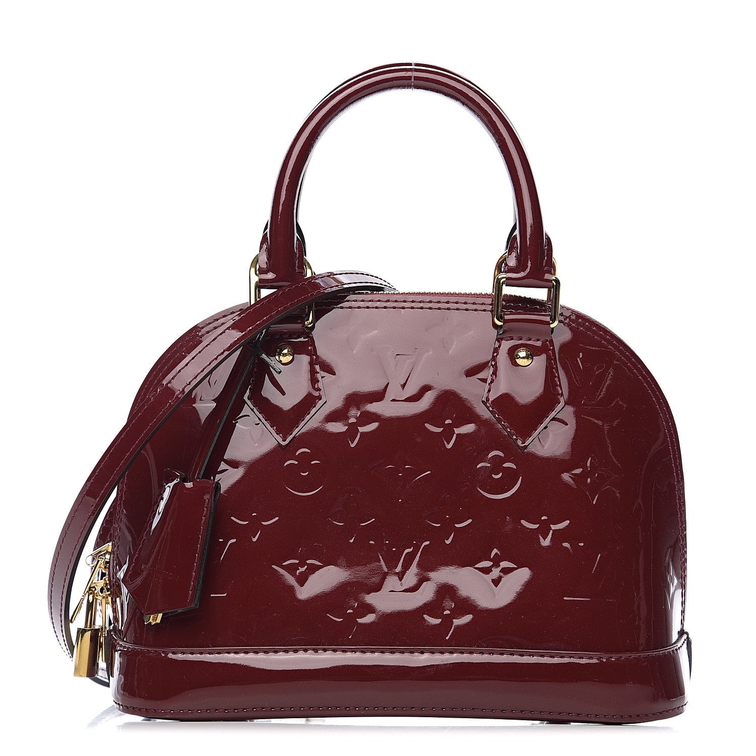 Louis Vuitton Vernis Alma BB Griotte 1 of 8