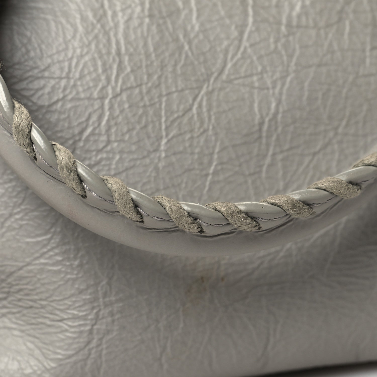 Balenciaga Matte Goatskin Rubber Covered Classic Hardware Mini City Gris Glace 14 of 14
