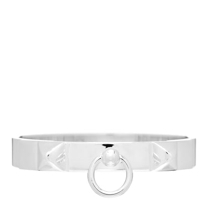 Hermes Sterling Silver PM Collier De Chien Bracelet SH 1 of 4