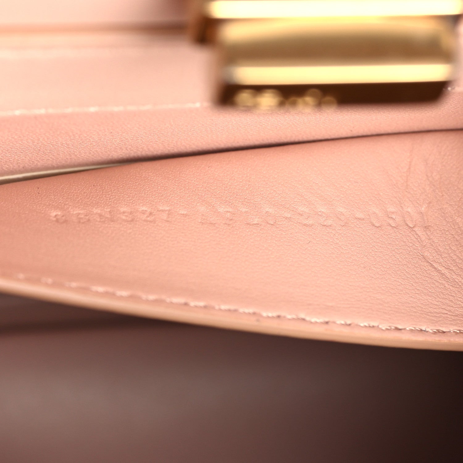 Fendi Vitello Seta Nappa Bi-Color Small Peekaboo I SEE U Satchel Miele Scuro Light Rose Ghianda 6 of 9