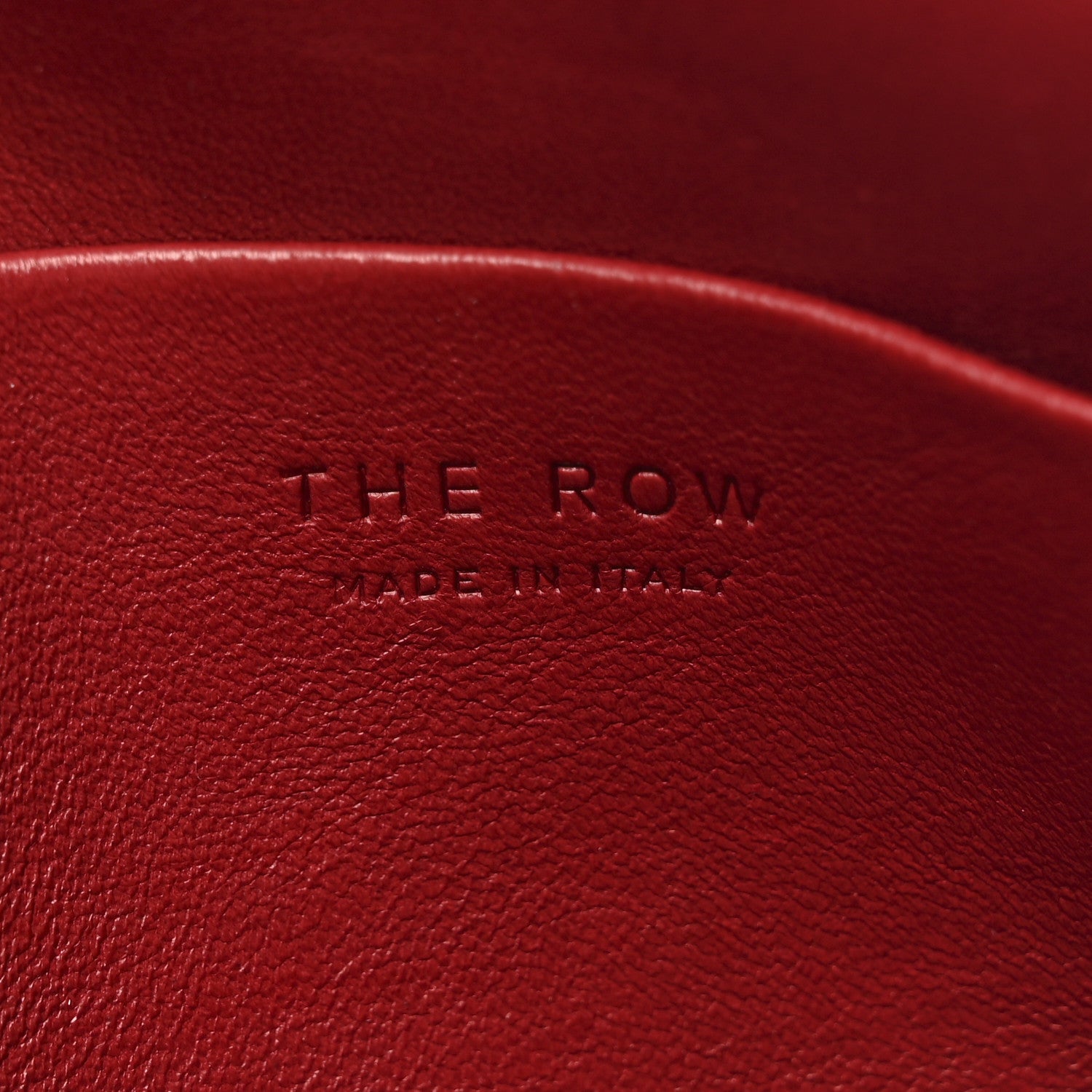 The Row Nappa Regent Crossbody Bag Barn Red 6 of 9