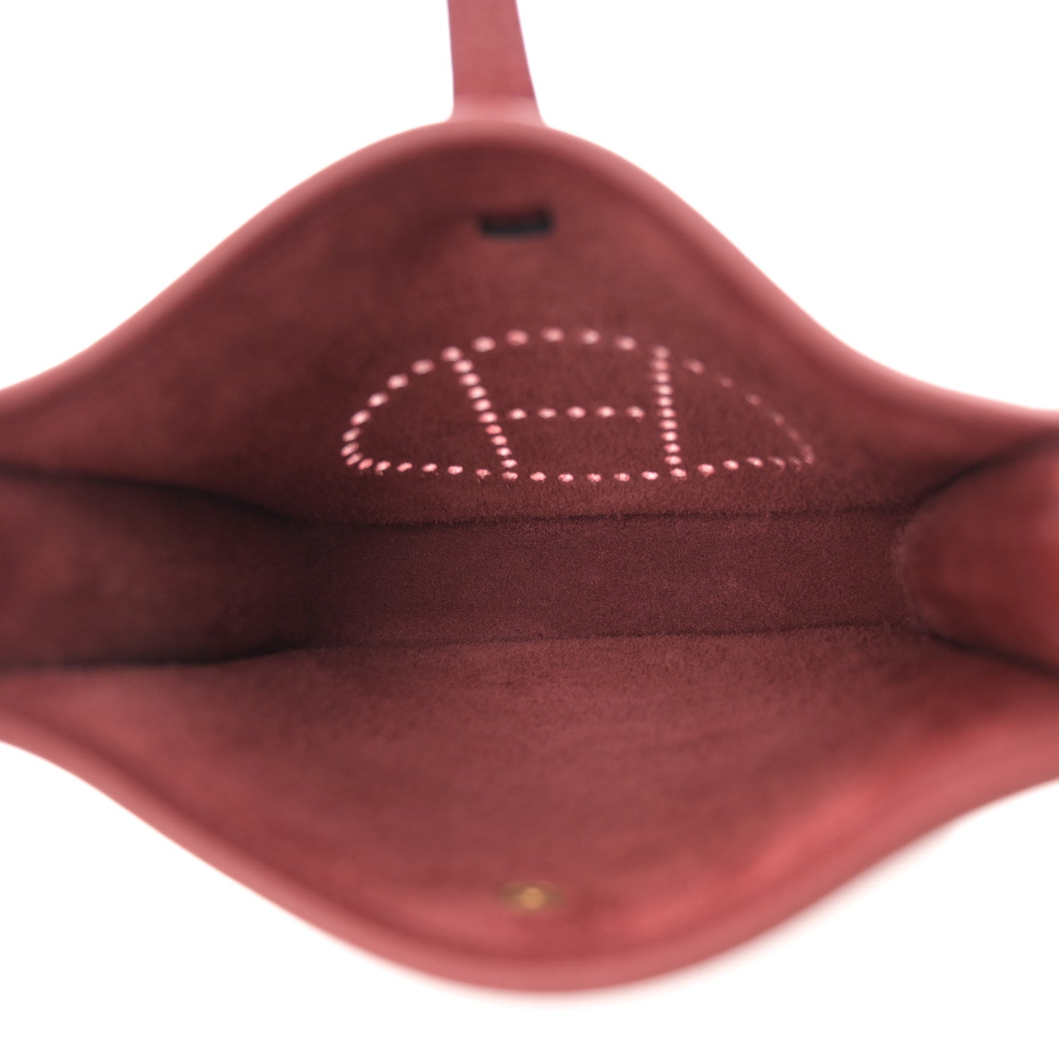 Hermes Taurillon Clemence Amazone Evelyne TPM Rouge H 5 of 11
