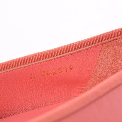 Chanel Goatskin Cap Toe CC Ballerina Flats 40.5 Pink 8 of 9