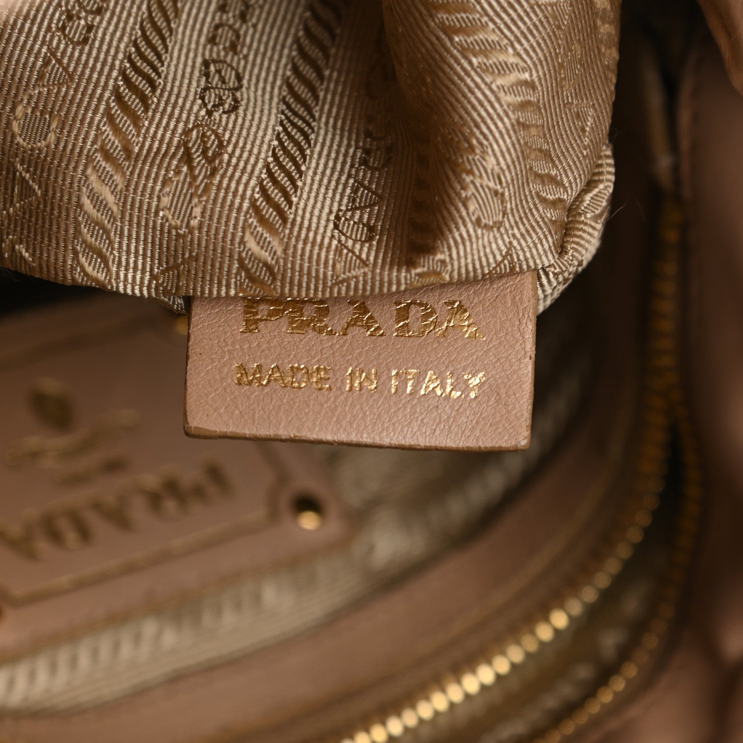 Prada Nappa Bow Tote Beige 7 of 12