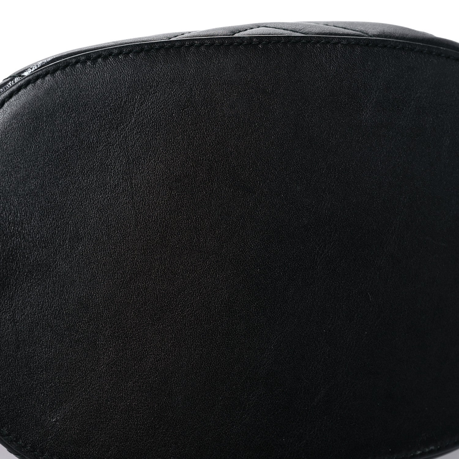 Gucci Calfskin Matelasse Sylvie Web GG Marmont Bucket Bag Black 14 of 16