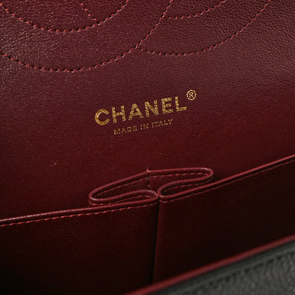 Chanel Caviar Quilted Jumbo Double Flap Black Black 6 of 13