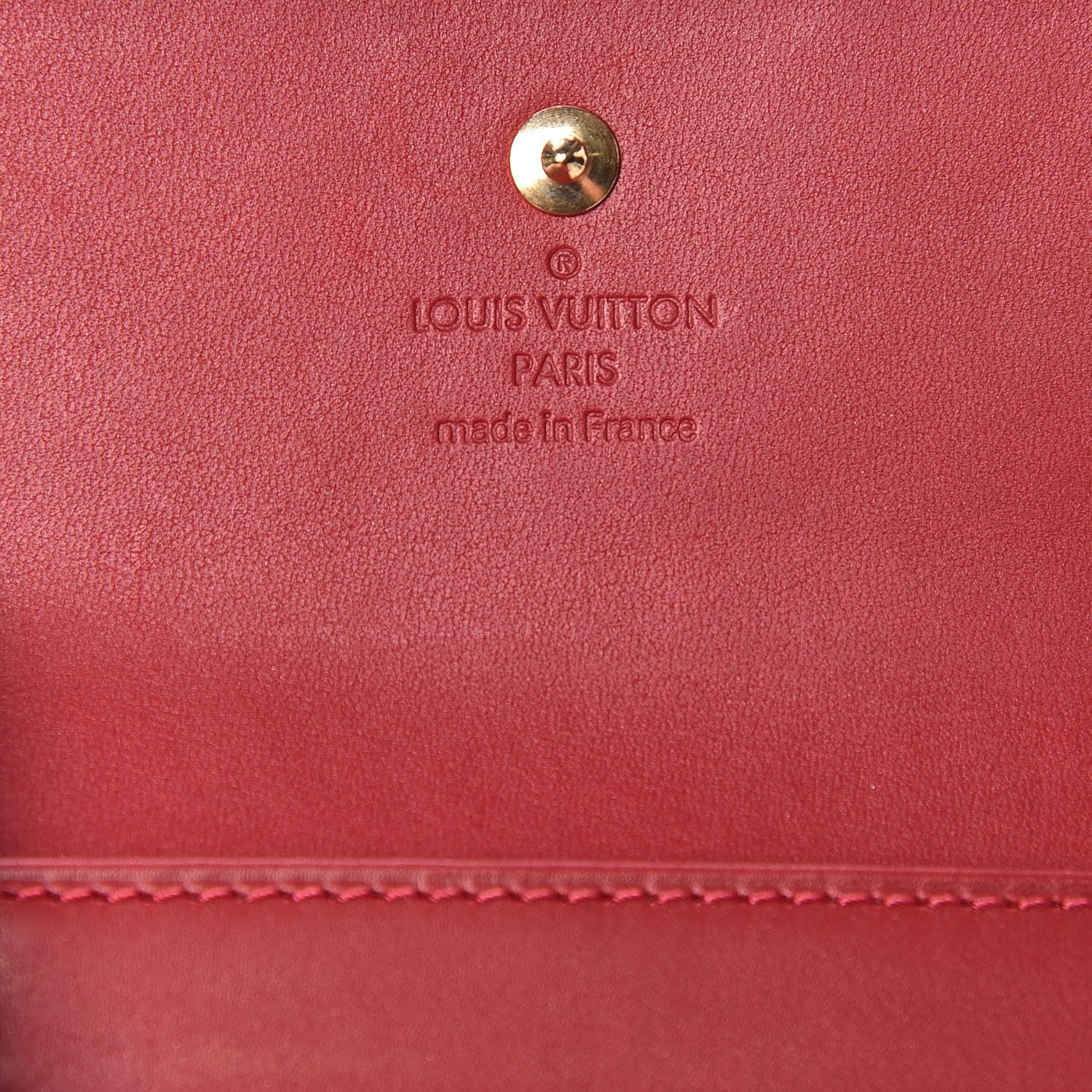 Louis Vuitton Vernis Elise Wallet Pomme D'Amour 6 of 8