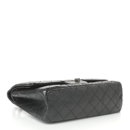 Chanel Aged Calfskin Quilted 2.55 Reissue 225 Flap Black 4 of 10