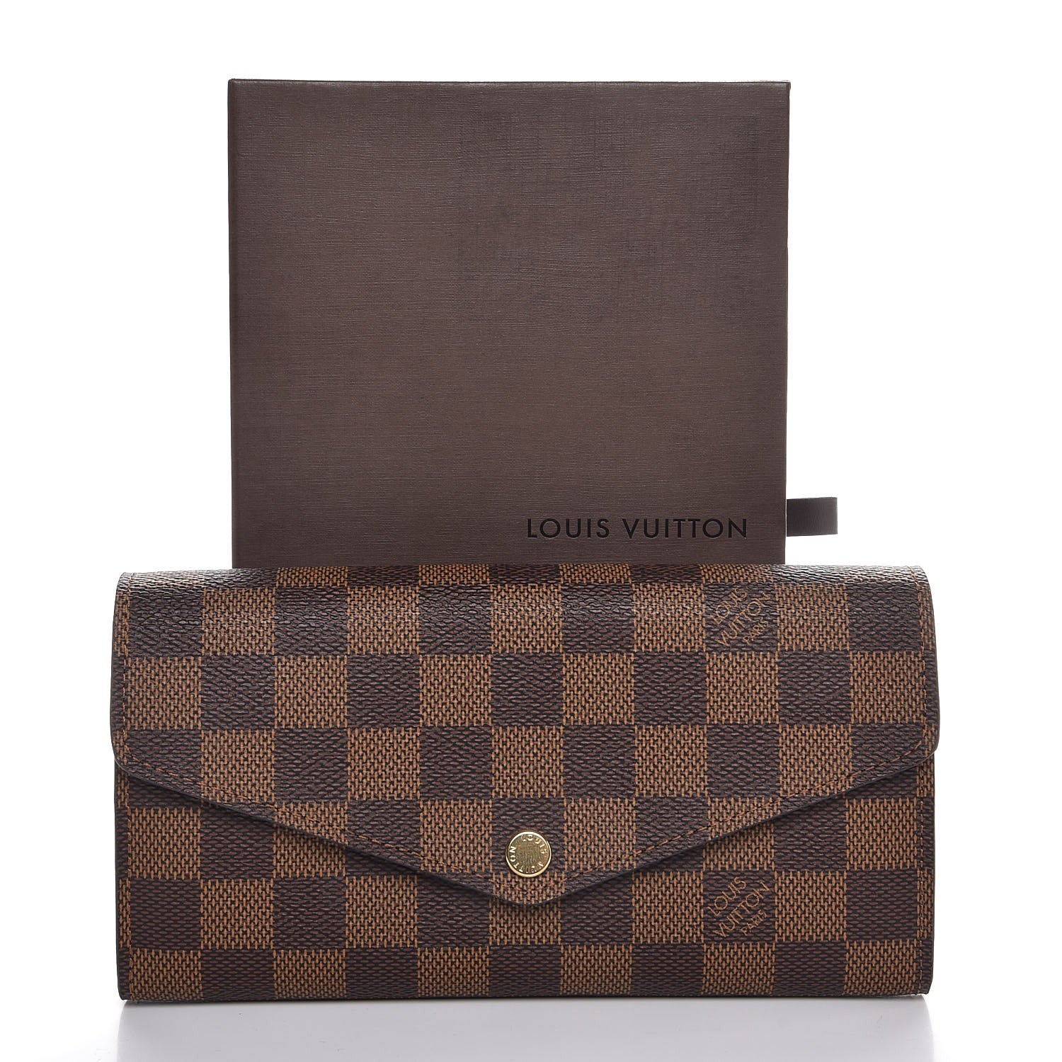 Louis Vuitton Damier Ebene Sarah Wallet NM 7 of 7