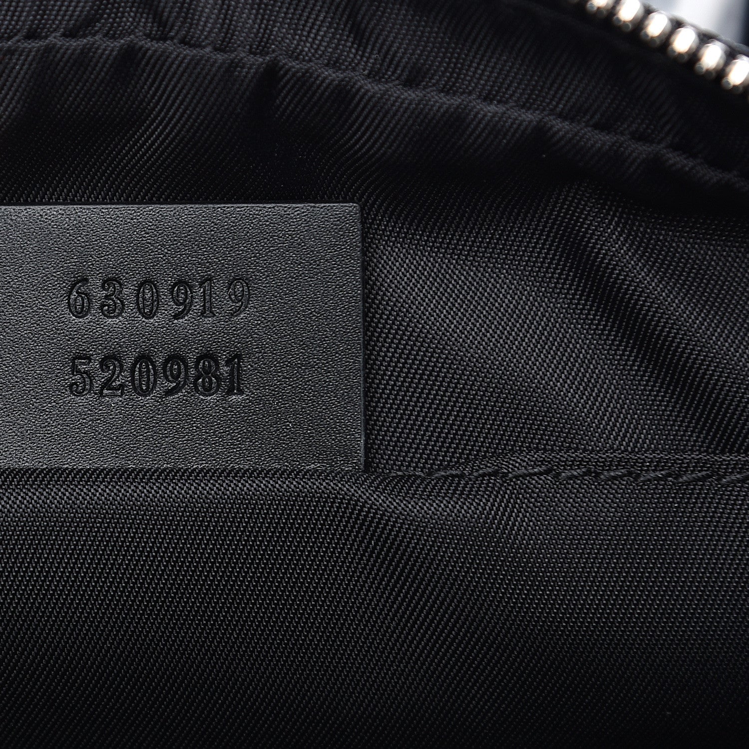 Gucci Canvas Web Slim Belt Bag Black 6 of 9