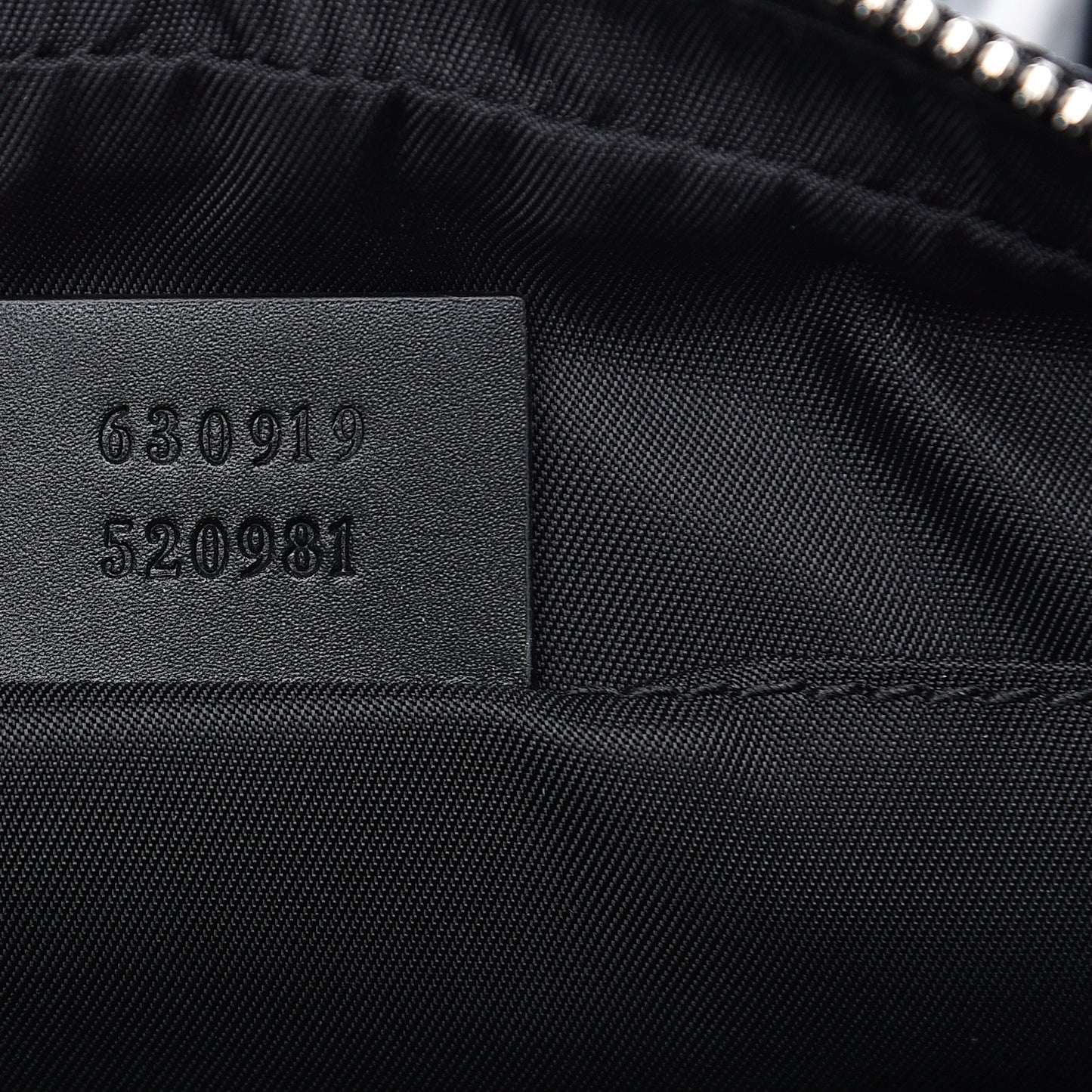 Canvas Web Slim Belt Bag Black