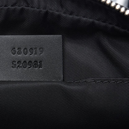 Gucci Canvas Web Slim Belt Bag Black 6 of 9