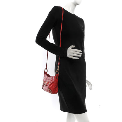 Balenciaga Agneau Giant 12 Rose Gold Hardware Hip Rouge Coquelicot 2 of 7