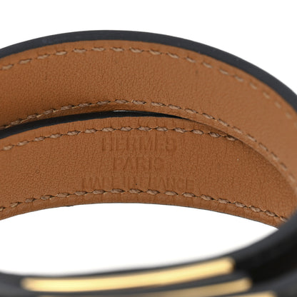Hermes Swift Kelly Double Tour Bracelet S Black 3 of 5